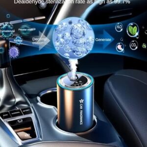 Smart Car Fragrance Diffuser With LED Ambient Light & Auto Scent Control__Elevate Every Journey With Intelligent Fragrance Technology Designed For Comfort And Style.Enjoy A Fresh, Relaxing Car Atmosphere With Smart Features, Silent Operation, And Effortless Convenience.
