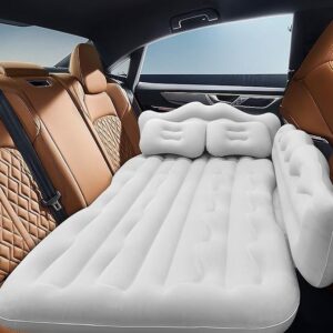 Car Bed Air Mat__Sleeping In Car Bed Air Mat – A Portable Inflatable Mattress With Pump, Designed To Transform Your Car Into A Cozy Sleeping Space For Road Trips, Camping, Or Long Journeys.