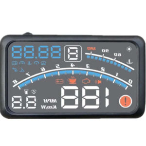 Head Display Speedometer, Head-Up Display (HUD) Speedometer – A 5.5-Inch HD Car Speed Display With Plug-And-Play OBD2/EUOBD Compatibility, Offering Real-Time Driving Data For Safer And Smarter Journeys.