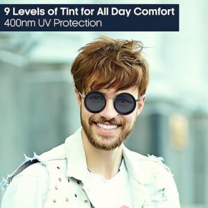 Adjustable Vision Glasses ℗ Classic Round Transparent Lens Glasses For Mens & Ladies